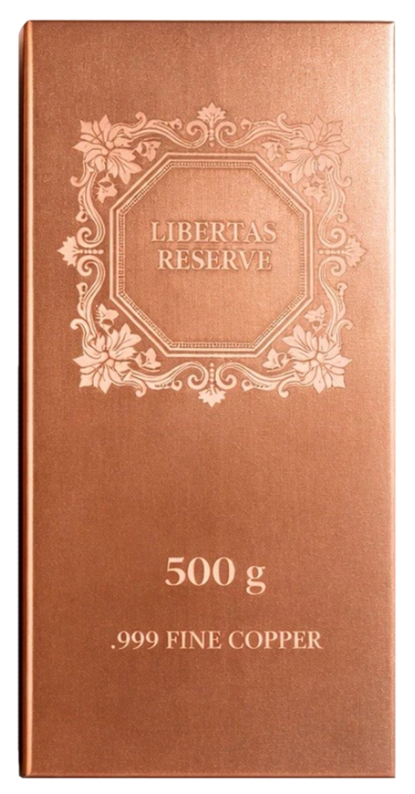 500g 99.9% Copper Bullion Bar